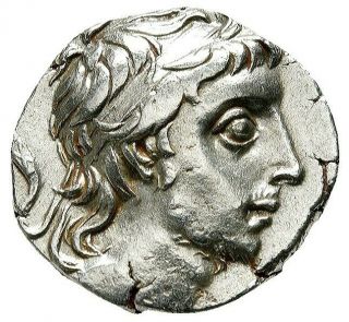 Ancient Greek Kings Of Cappadoca 52 Bc Toned Drachm Ariobarzanes Iii Silver Coin
