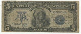 1899 $5 Silver Certificate