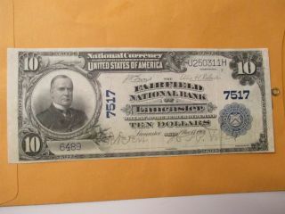1902 $10 THE FAIRFIELD NATIONAL BANK OF LANCASTER,  OHIO (NOTE) 3