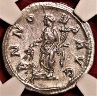E - Coins Australia Severus Alexander AR Denarius NGC Ch XF Roman Imperial coin 2
