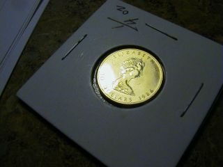1/4 Oz.  9999 Canadian Gold Coin 1986
