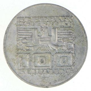 Silver - World Coin - 1978 Austria 100 Schilling - World Silver Coin 24.  1g 802