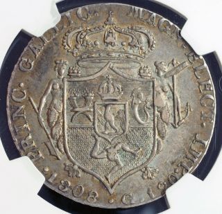 1805,  Kingdom of Naples,  Joseph Napoleon.  Rare Silver 120 Grana Coin.  NGC AU - 58 2