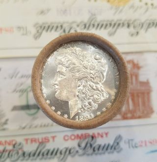 $20 Silver Dollar Roll 1891 And Cc Morgan Dollar Ends