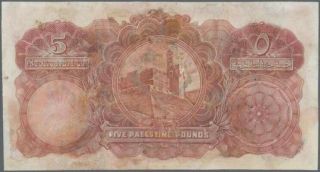 Palestine 5 £ Pounds - Palestine currency board - Ungraded - 1929 2