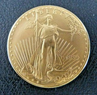 Uncirculated 1999 United States American Eagle $50 1 Oz Gold Coin