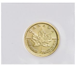 2019 Canada 1/20 Oz Gold Maple Leaf $1 Coin Gem Bu Sku55542