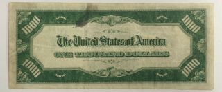 U.  S.  1928 $1000 Bill FRN Redeemable in GOLD 2