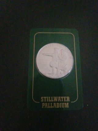 1 Oz.  9995 Palladium Coin Stillwater Johnson Matthey - Below Spot