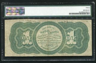 FR.  16c 1862 $1 ONE DOLLAR LEGAL TENDER UNITED STATES NOTE PMG CHOICE FINE - 15 2