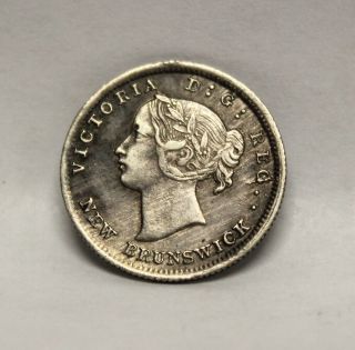 1862 Brunswick 5¢ Five Cents Of Canada (5429)