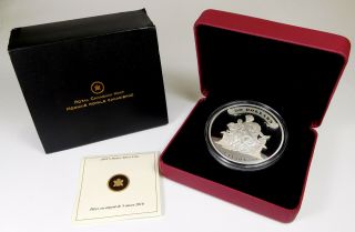 2010 $50 Canada 5oz Proof Silver Coin - 75th Anniversary Of The First Bank Notes