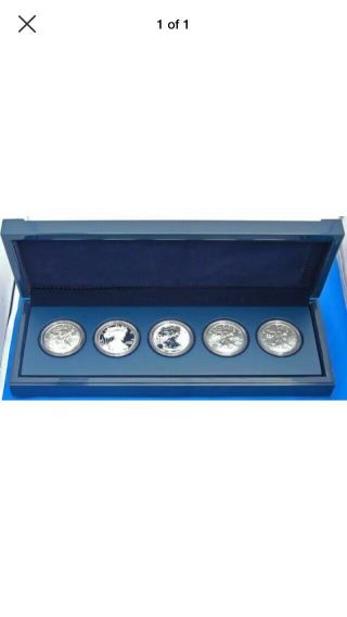 2011 American Eagle 25th Anniversary Silver Coin Set