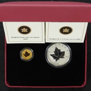 2010 Canada $10 Gold $5 Silver Piedfort Set