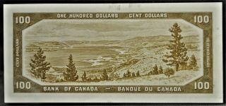 1954 Bank of Canada $100 Devil ' s Face A/J (Beattie - Coyne) CCCS graded MS - 60 3
