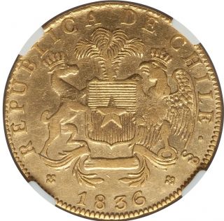 Chile 8 Escudos 1836 - Gold Coin 2