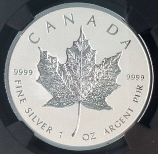 2018 Canada Silver Maple Leaf 30th Anniversary First Day Of Issue Ngc Pf70 Proof