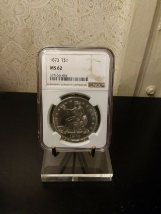 1873 Trade Dollar Ms62
