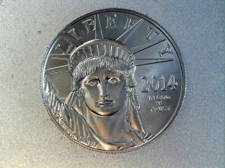 2014 Platinum American Eagle 1 Oz.  9995 Ungraded Coin