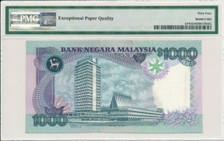 Bank Negara Malaysia 1000 Ringgit ND (1987) Replacement/Star.  Rare PMG 64EPQ 2