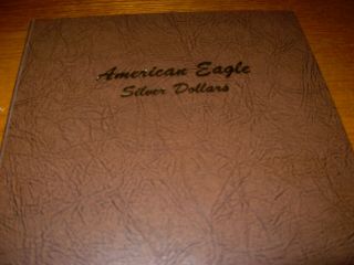 Silver Eagles 34 Uncirculated With Book Some With Light Hue