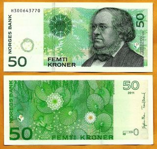 Norway,  2011,  Unc,  50 Kroner,  P - 46