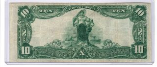 SERIES 1902 $10 NATIONAL CURRENCY FIRST NATIONAL BANK OF HANOVER,  PA 2