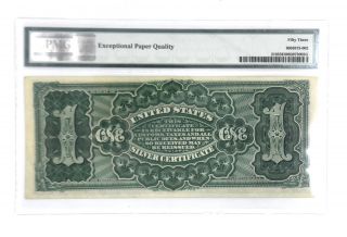 1886 $1 SILVER CERTIFICATE MARTHA WASHINGTON FR 218 PMG 53 ABOUT UNCIRCULATED 2