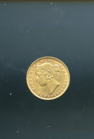 1882 Newfoundland $2 Gold AU or better CO234 2