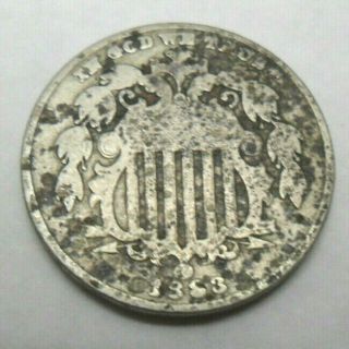 1883 Shield Nickel Ag Or Better