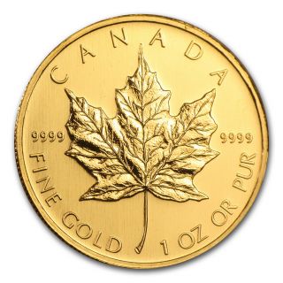 2008 Canada 1 Oz Gold Maple Leaf Bu - Sku 30104