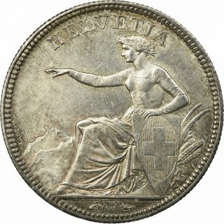 [ 474485] Coin,  Switzerland,  5 Francs,  1851,  Paris,  Au (55 - 58),  Silver,  Km:11