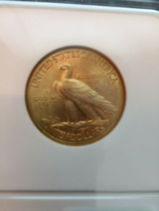 1910 D $10 Gold Eagle Indian Head NGC MS62 3
