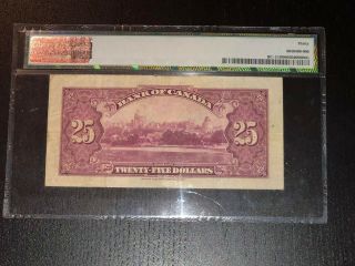 1935 Bank of Canada $25 English PMG VF30 BC - 11 2