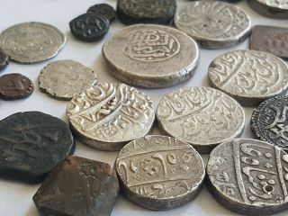 Ancient coin joblot greek islamic mughal medal sikh ranjit dev shahi indo greek 5