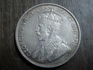 1914 Canada Silver 50 Fifty Cents Half Dollar Rare Date Xf Ef Quality Coin