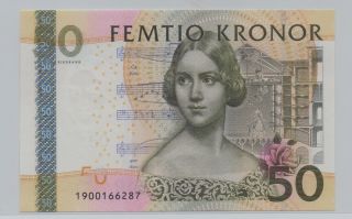 [$] Sweden,  Nd,  50 Kroner,  Gem Unc