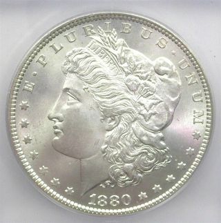 1880 Morgan Silver Dollar Icg Ms66,  Rare This Valued At $5,  000