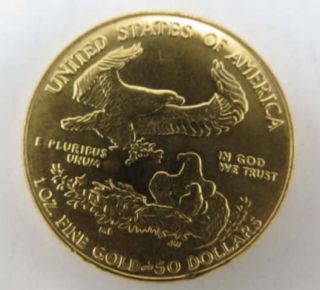 1987 UNCIRCULATED AMERICAN EAGLE 1 oz GOLD BU (MCMLXXXVII) GOLD BULLION COIN 5
