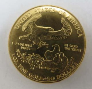 1987 UNCIRCULATED AMERICAN EAGLE 1 oz GOLD BU (MCMLXXXVII) GOLD BULLION COIN 7