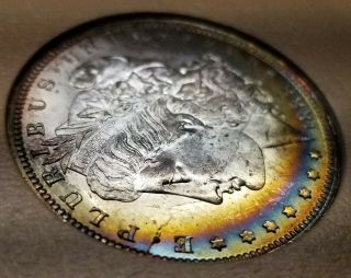 1888 O Morgan Scarface Silver Dollar Top 100 VAM 1B Toner 7