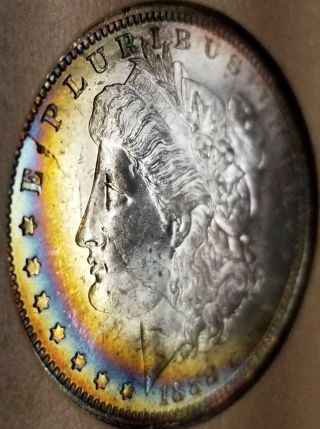 1888 O Morgan Scarface Silver Dollar Top 100 VAM 1B Toner 8