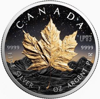 2017 1 Oz Silver $5 Maple Leaf At Sunset Coin And.