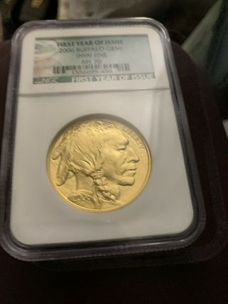 2006 $50 Gold Buffalo Ngc Ms70 Perfection