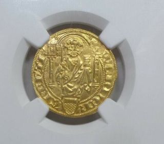 Germany Trier Goldgulden 1386 - 1418 Ms 62 Ngc