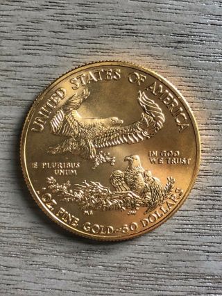 2017 $50 American Gold Eagle 1 oz 2