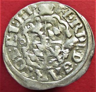 Medieval Silver Coin 1/24 Taler.  1615 Northeim,  Stadt Germany