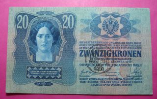 Fiume 20 Kronen Nd 1918,  Italia,  Croatia,  Rare,  Old Date 1914 1