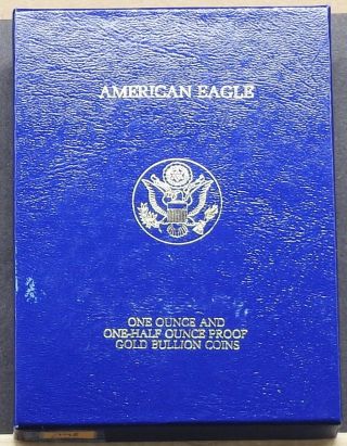 1987 GOLD American Eagles $50 & $25 dollar PROOF GOLD COINS (C048) 2