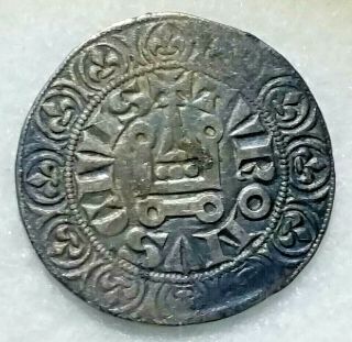 France Gros Tournois Silver 1285 - 1314 Philip Iv